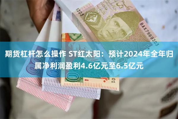 期货杠杆怎么操作 ST红太阳：预计2024年全年归属净利润盈利4.6亿元至6.5亿元